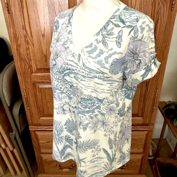 FDJ Tropical Print Tee - Picture 8 of 9